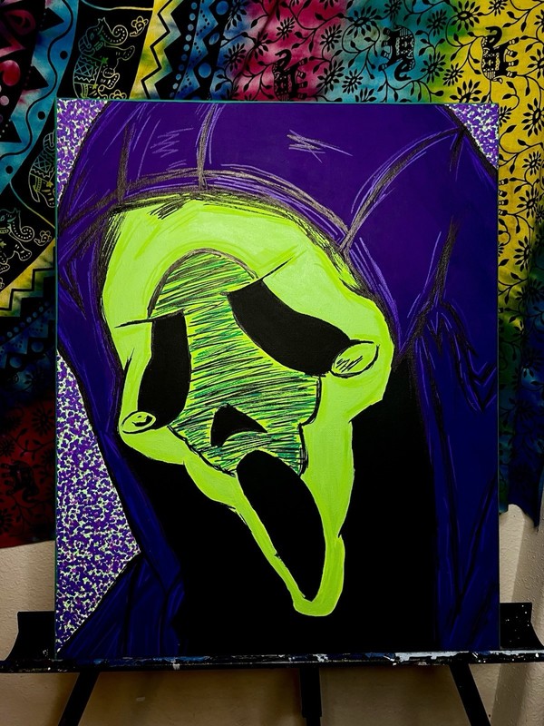 Scream (Ghost Face) Painting