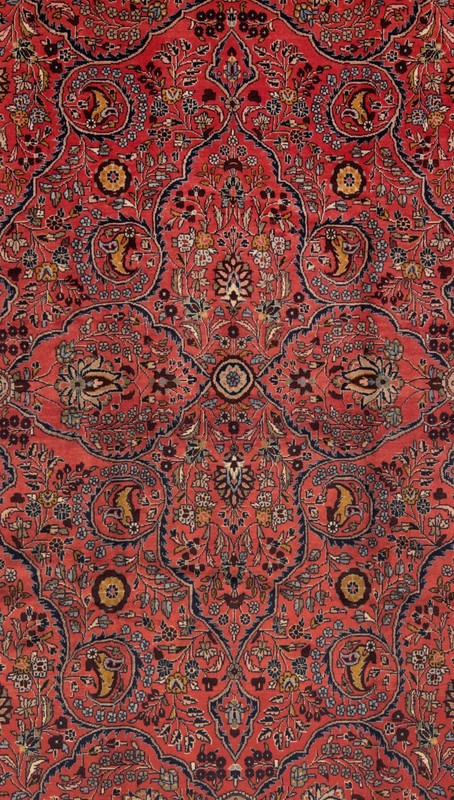 Hand Knotted Rug Hamedan 313 x 210 cm