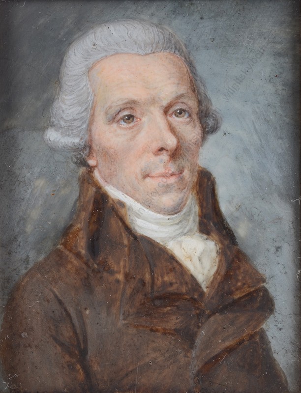 Henri Pérez (fl. 1795-1815)-Attrib. "Portrait of Spanish (?)gentleman",miniature gallery