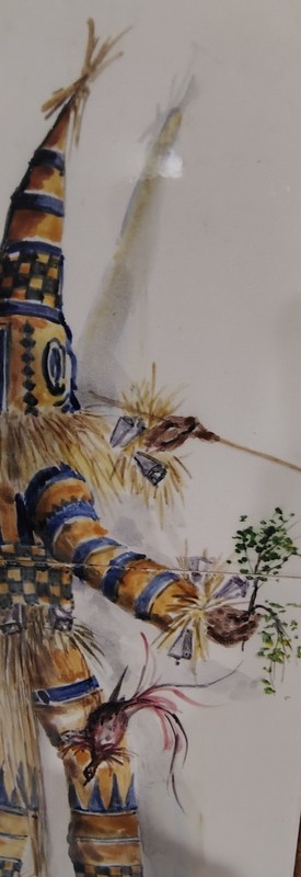 Cuba Vintage Painting Cuba Ceramic Tile Painting 1980 Professional Art gallery