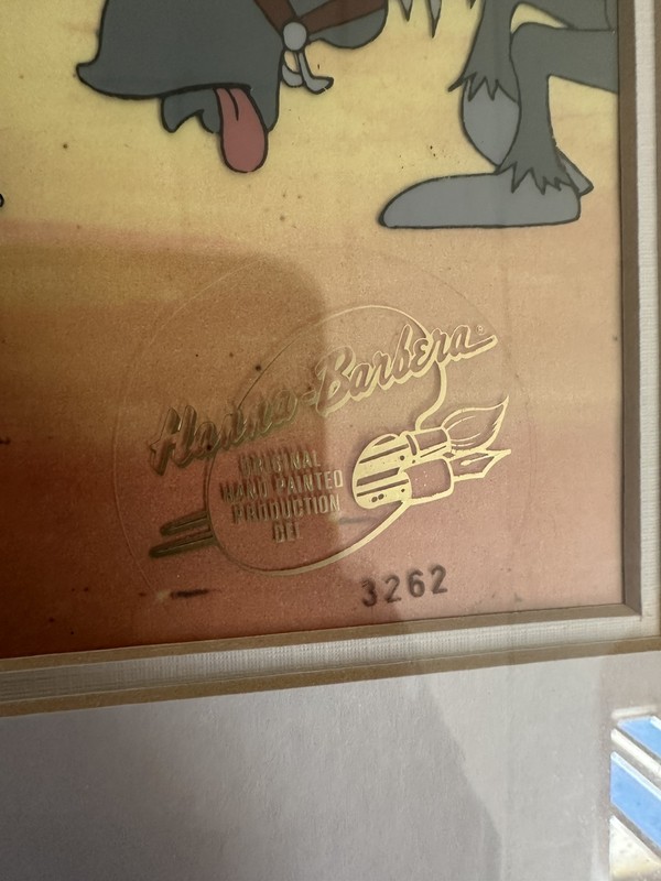 SIGNED Hanna Barbera Original Hand Painted Production gallery