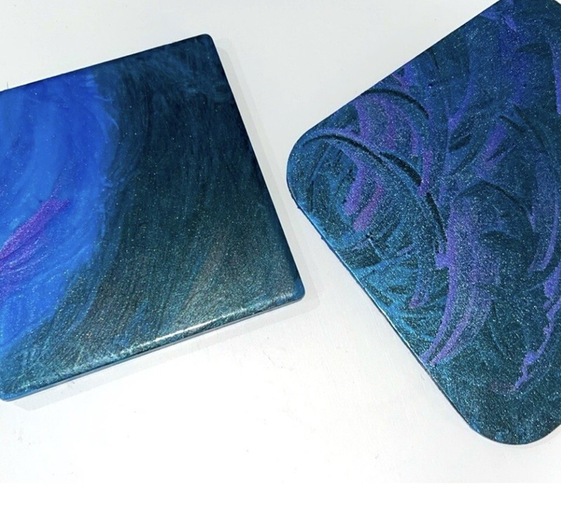 Handmade One of a Kind Coaster Set 4×4 & 5×5