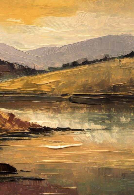 Original Oil Painting 24x24” American Landscape CUSTOM ORDER gallery