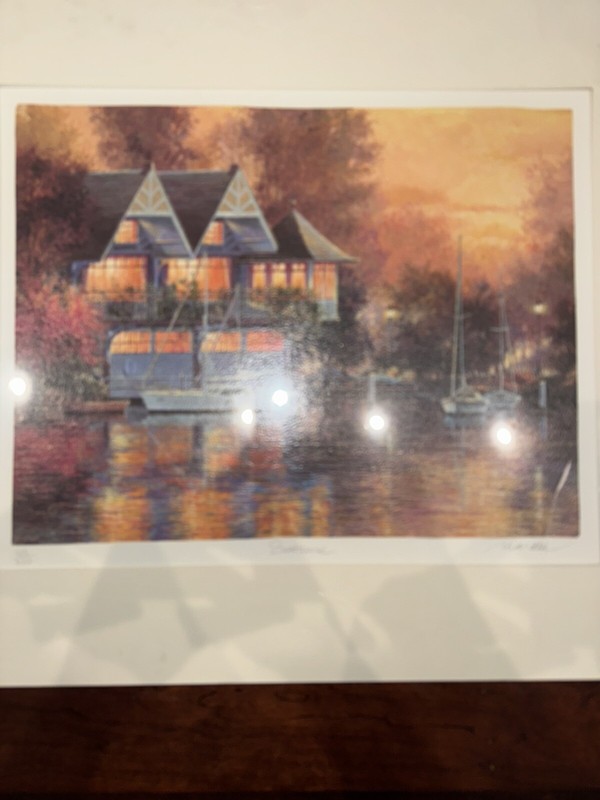 Andrew Warden"Boathouse" signed 583/650 gallery