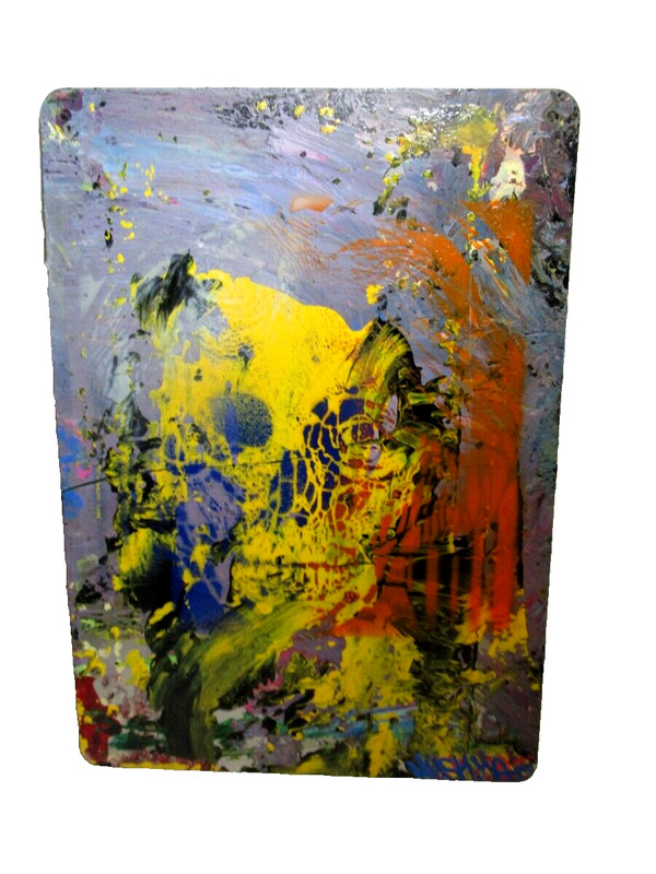 musk yai warhol zombie painting on metal sign 1oak art