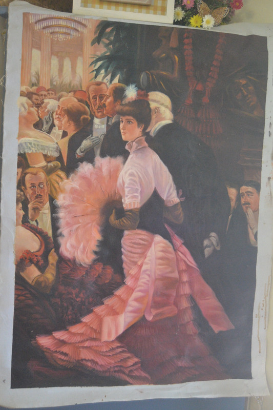 James Tissot – L’ ambitieuse (Political Woman) oil on canvas Hernandez reproduct