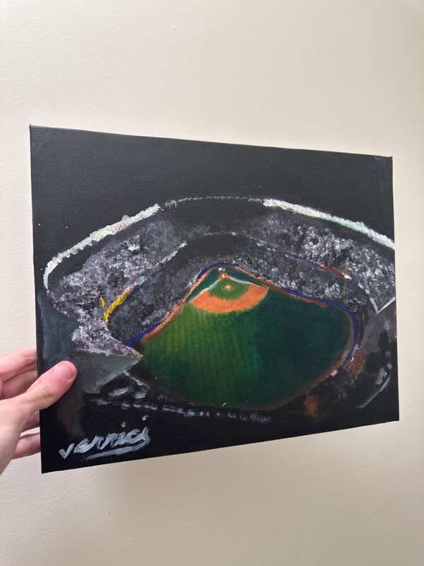 Yankee stadium last game painting artwork Art New York Yankees Christmas gift