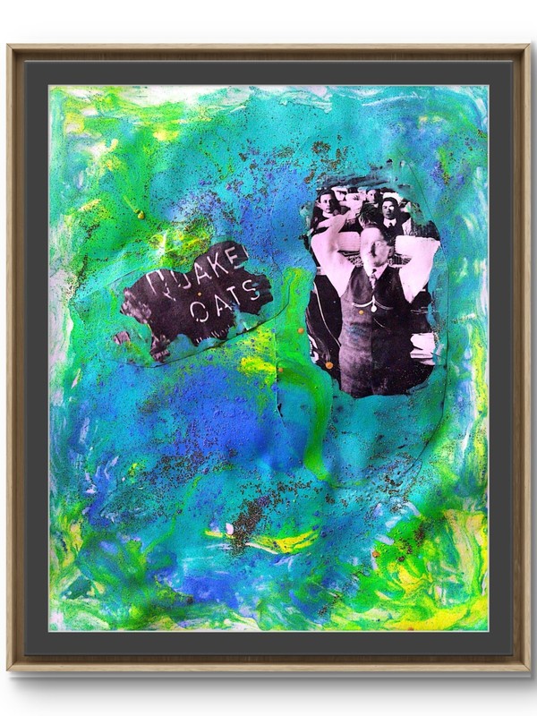 Modern Nostalgic Mixed Media Exercise Health 11×14 Original Signed Wall Art BACH