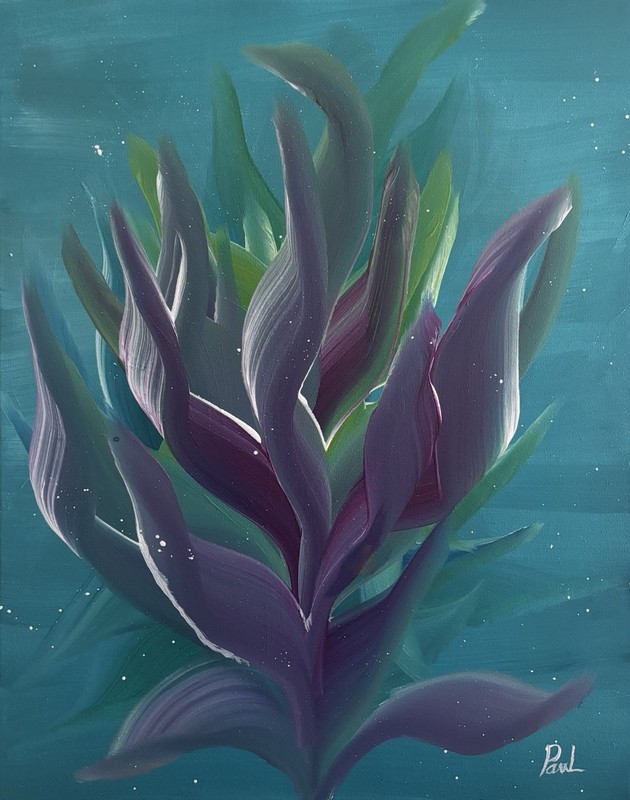 Under The Sea – Original Painting (Acrylics) – 16×20” Canvas