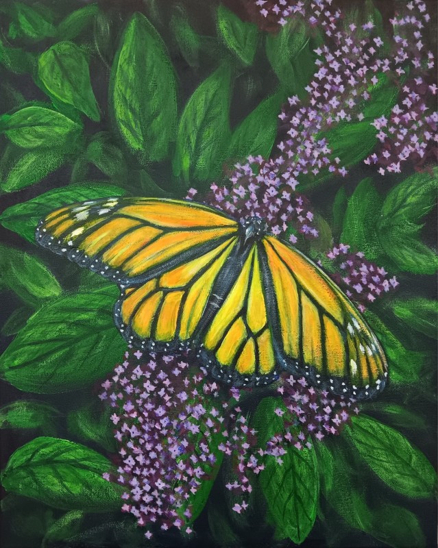 Love And The Wavering Butterfly 2 Painting By Ryan Klopfenstein