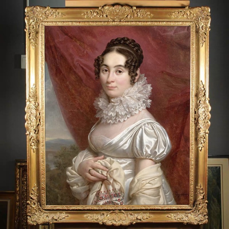 Vintage European Academic Hand‑Painted Canvas Oil Painting Classical Wall Art