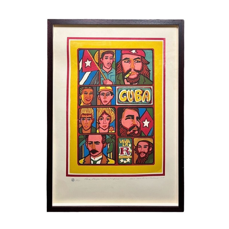 RAUL MARTINEZ. Painting and Printmaking. Oil on Wood. Serigraphy on Cardboard. gallery