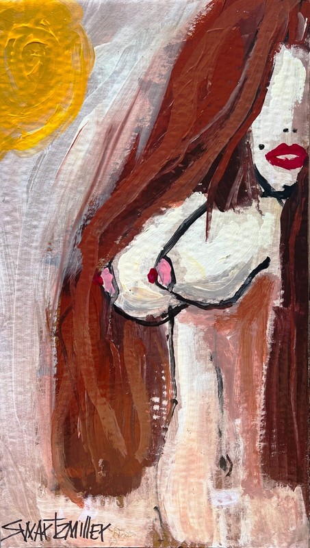 ships free COLORFUL 24 NEW 2024 PORTRAIT PAINTINGS original SWARTZMILLER DNA ART