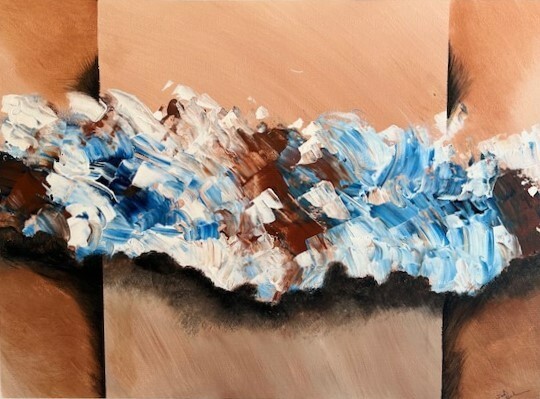 Abstract 16x20 Earth Tone gallery