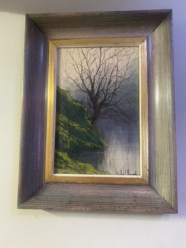 Original Oil Painting Of A Fall Day