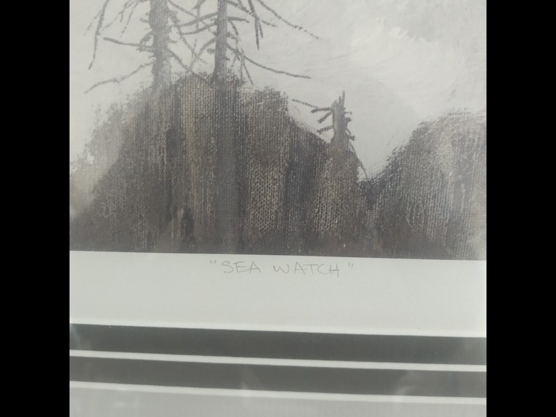 SEA WATCH - RARE - LIGHT HOUSE - Armstrong signed lithograph gallery