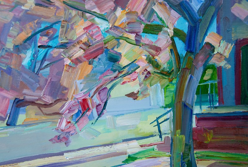 Original Magnolia Blossom Landscape – Oil Painting by Nikolay Budylin, 2026 gallery