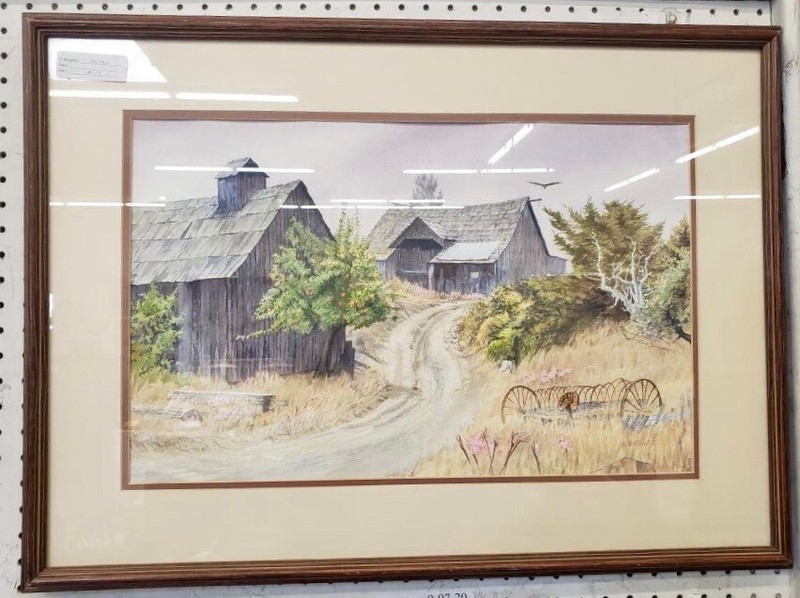 * BART MACHADO * Signed * Original * Water Color * DOUBLE Matted And Pro FRAMED