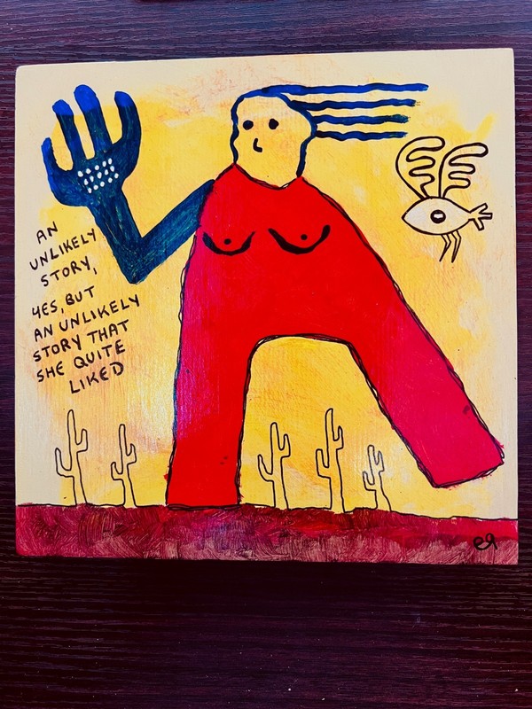 e9Art 8x8 'an unlikely story, yes, but an unlikely story that she quite liked'