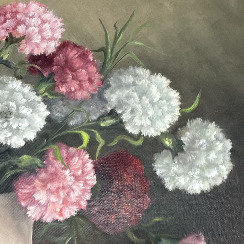 Gladys Young Signed Framed Still Life Painting Flowers & Fruit Floral Nature gallery