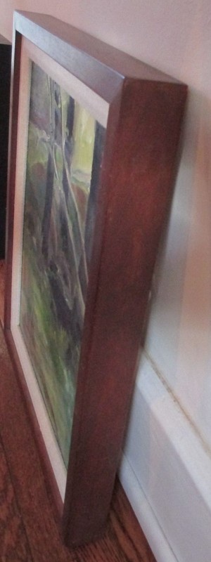 Edward H. Frost Original Signed, Titled Oil/Linen Landscape 1982 "The Glade" gallery