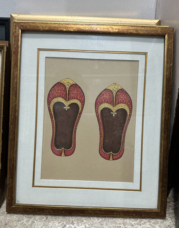 Handmade Indian Art Painting Of Mojri Fine Art On Paper With Frame 11×13 Inches