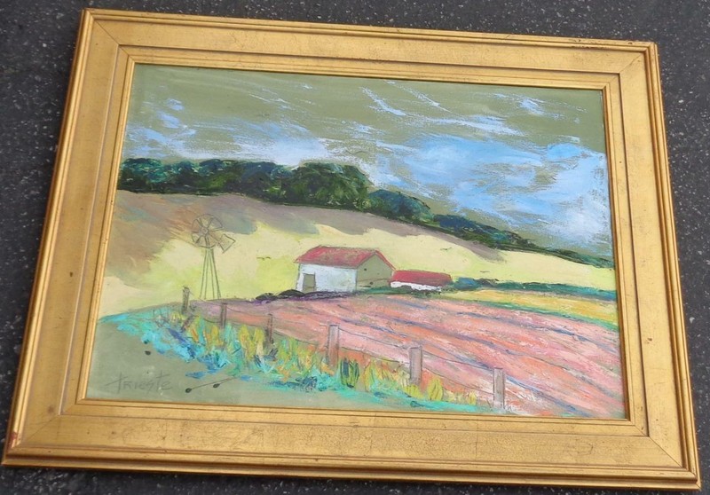 Beautiful Original Painting on Canvas – Storm’s Coming – Trieste – BEAUTIFUL