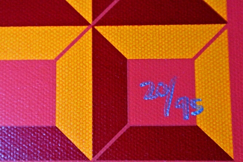Tennessee Loveless-8-Bit Block Mickey (Red)-LE Serigraph/Canvas/Hand Signed/COA gallery
