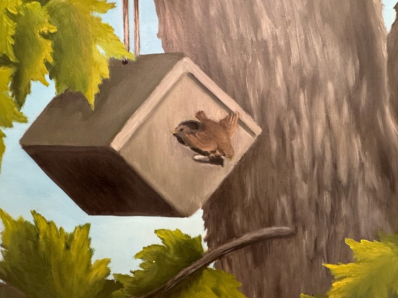 “Time to Fly” Oil Painting by Midwest Regional Artist Virginia Terpening gallery