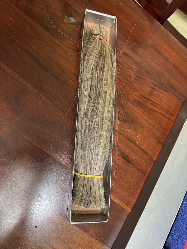 18 INCH DOUBLE DRAWN HORSE HAIR (approx 2 Pounds) Art, Crafts, Painting gallery