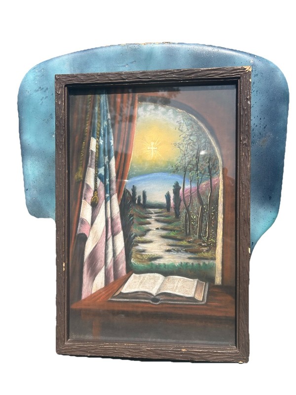 Hope Of A Nation Original Chalk Painting By James M. Haines