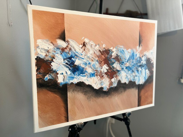 Abstract 16x20 Earth Tone gallery