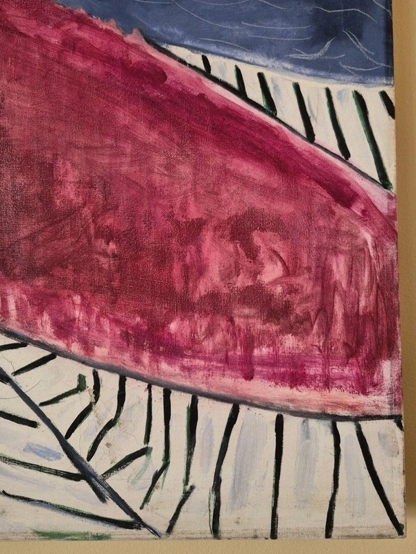 Inspired By Henri Matisse Deritive "L'Asie" Painting O/C Vintage gallery