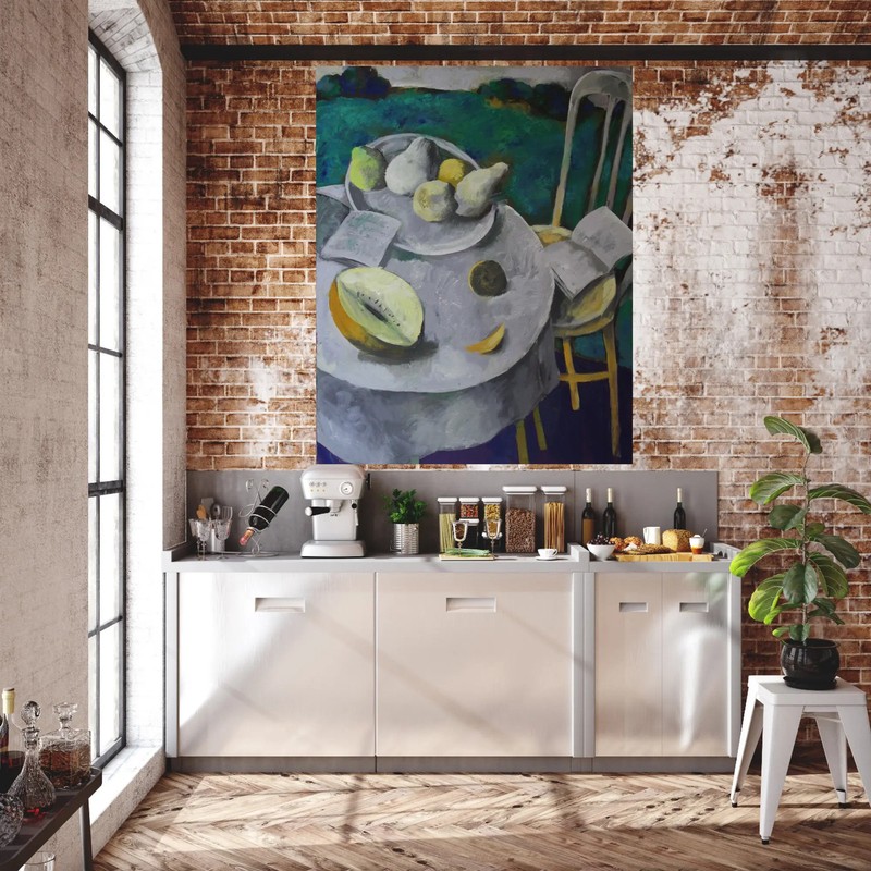 Breakfast At The Summer House | Oil on Canvas | Painting gallery