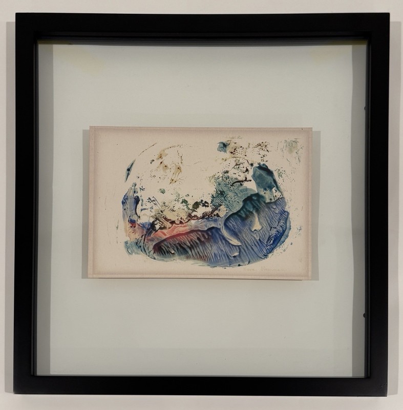Modern Abstract Art Signed Original Sara Freeman Framed Painting