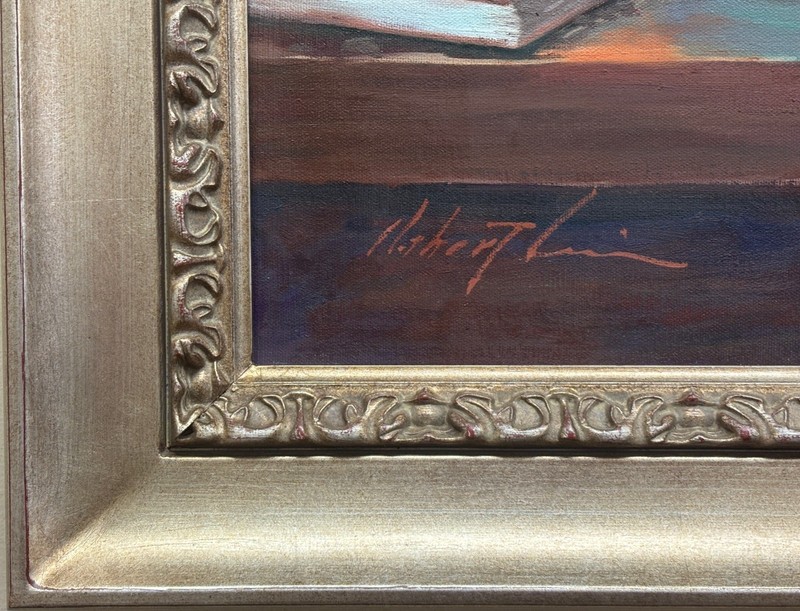 Robert Lui "Summer Still Life" Hand Signed Framed Original Impressionist Art NEW gallery