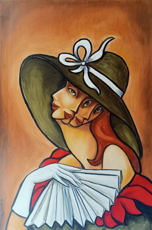 ORIGINAL Painting Oil canvas modern CONTEMPORARY Art by Pronkin 1996 FAN gallery