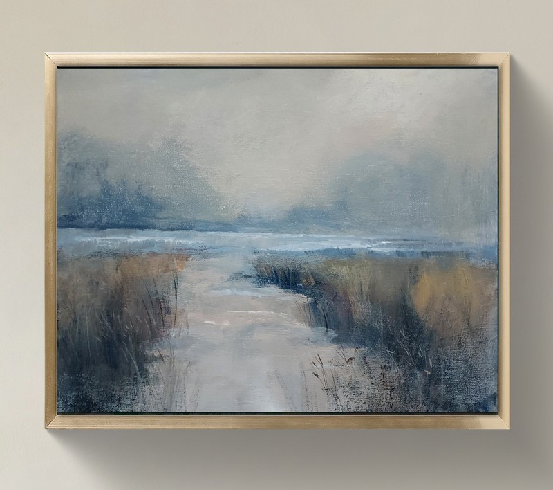 Original Impressionist Painting on 11 in x14 in Canvas – Signed by the Artist