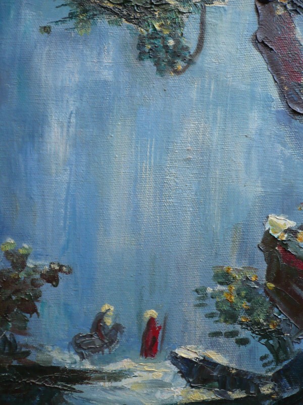 BEUKEMA, IMPRESSIONISM MODERN MODERNISM 1950s 50s OIL CHINESE ASIAN INFLUENCE gallery