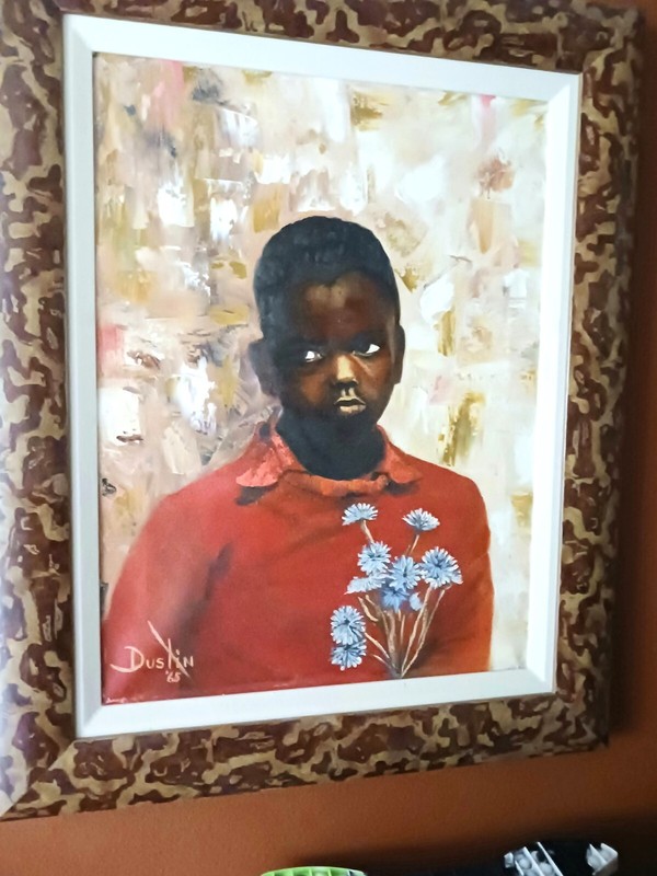 Original oil on canvas. Civil Rights struggle of 1965. A true piece of history