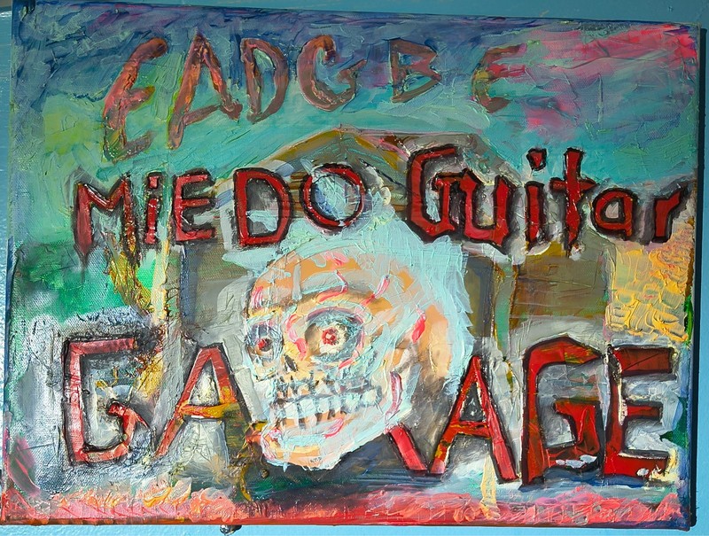 100% OIL ( 12x16in. ) project #1 Debut 2025 «THE GARAGE»