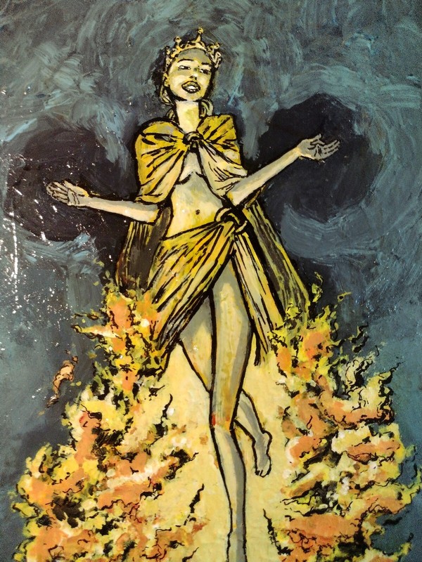 10 1/8 Inch x 18 1/2 Inch Painting by A. Avila gallery