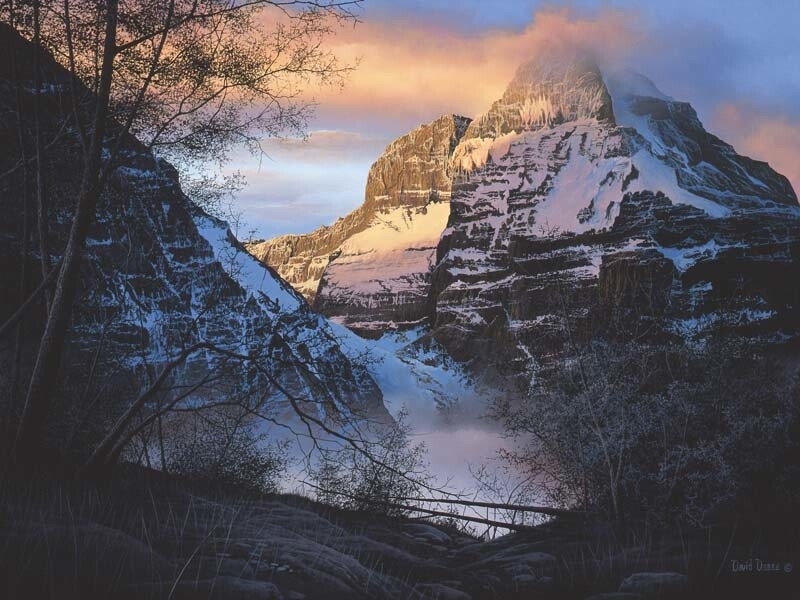 David DAASE » Sunrise On The Continental Divide » Limited Edition Canvas SIGNED