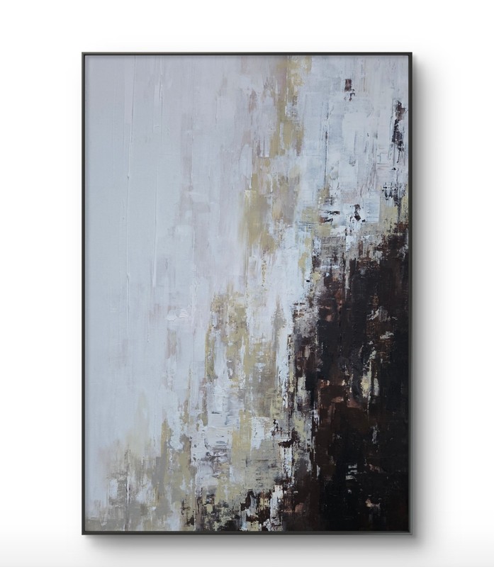 Original Abstract Painting, Large Signed Modern Canvas, Elle Smith Art, New gallery