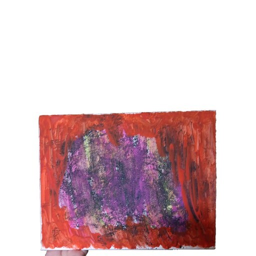 Vintage Painting Contemporary Abstract Art Informel Mixed Media Signed Tachisme gallery