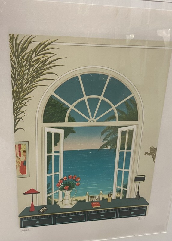 FANCH LEDAN PENCIL SIGNED SERIGRAPH TITLED "MATISSE" 107/295 gallery
