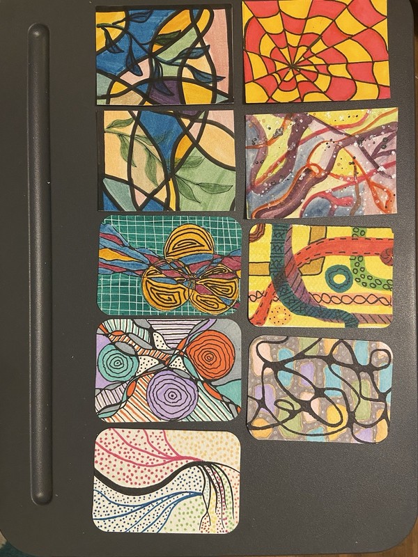 Neurographic ACEO Original Hand Drawn Art OOAK Choice of 9