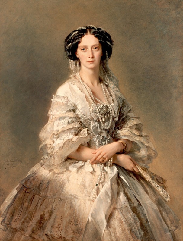 Portrait of Queen Maria Alexandrovna oil painting Giclee Printed on canvas L2690