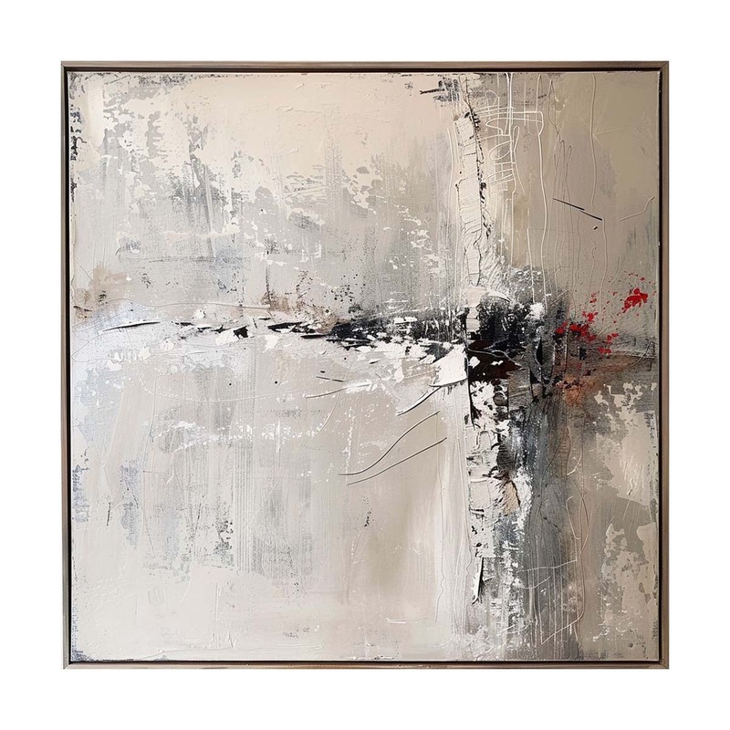 Large Textured Abstract Acrylic Oil Painting On Canvas Handmade Artwork A131