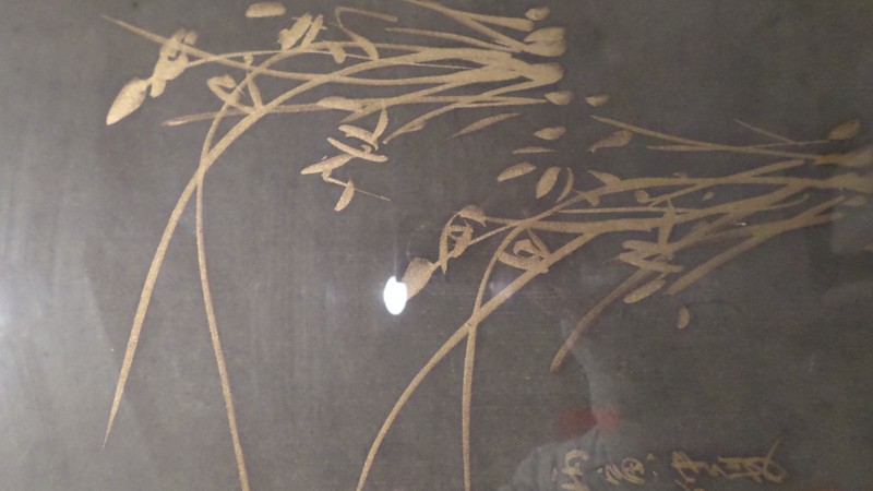 VTG Signed & Framed Original Oriental Painting 16 1/4" x 22 1/4" gallery
